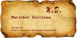 Marinkor Dulcinea névjegykártya